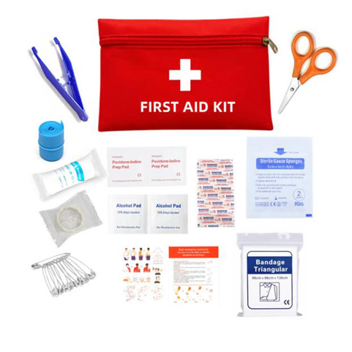 Bärbart hem första hjälpen kit